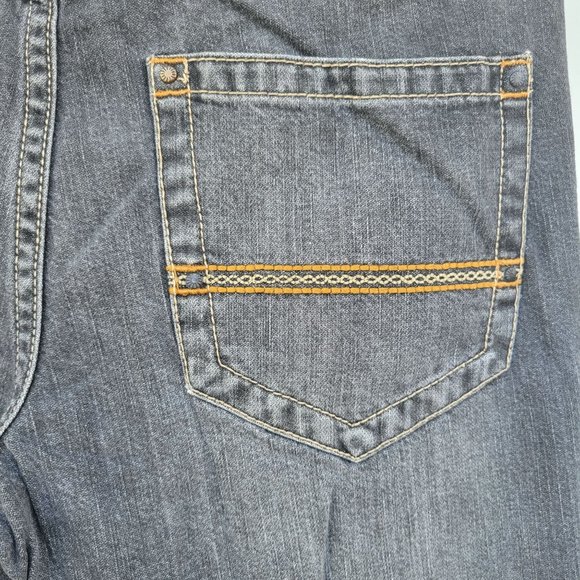 LL Cool J Mens Fading and Whiskering Black Denim Jeans, Size 30x32 Cotton - Picture 5 of 8